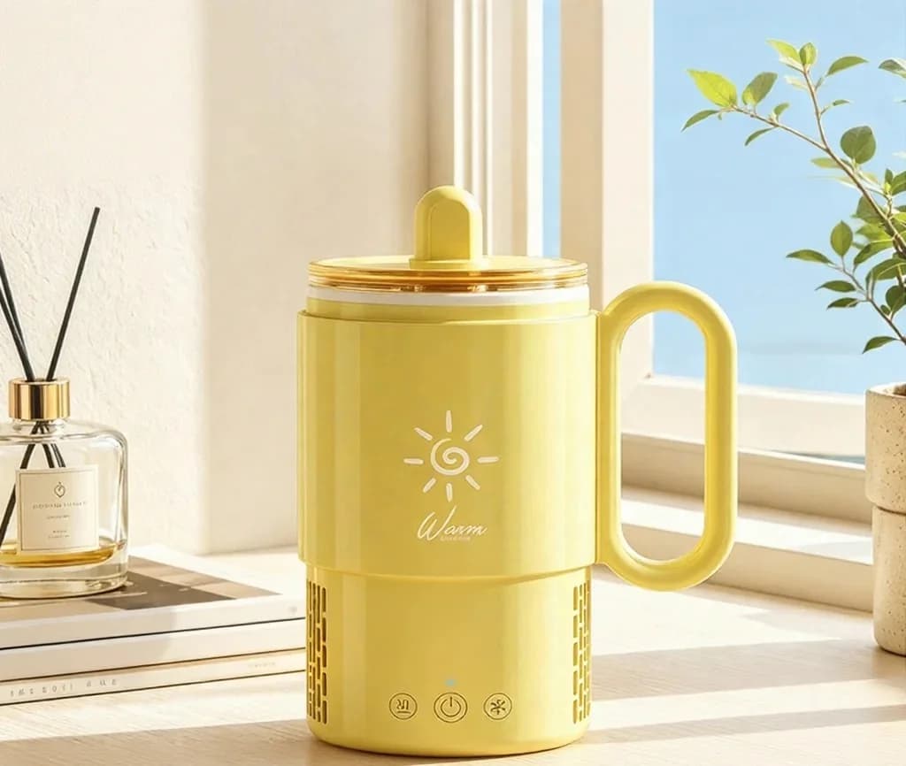 Mini kjøle- og varmekopp 450mL 36W berøringskontroll