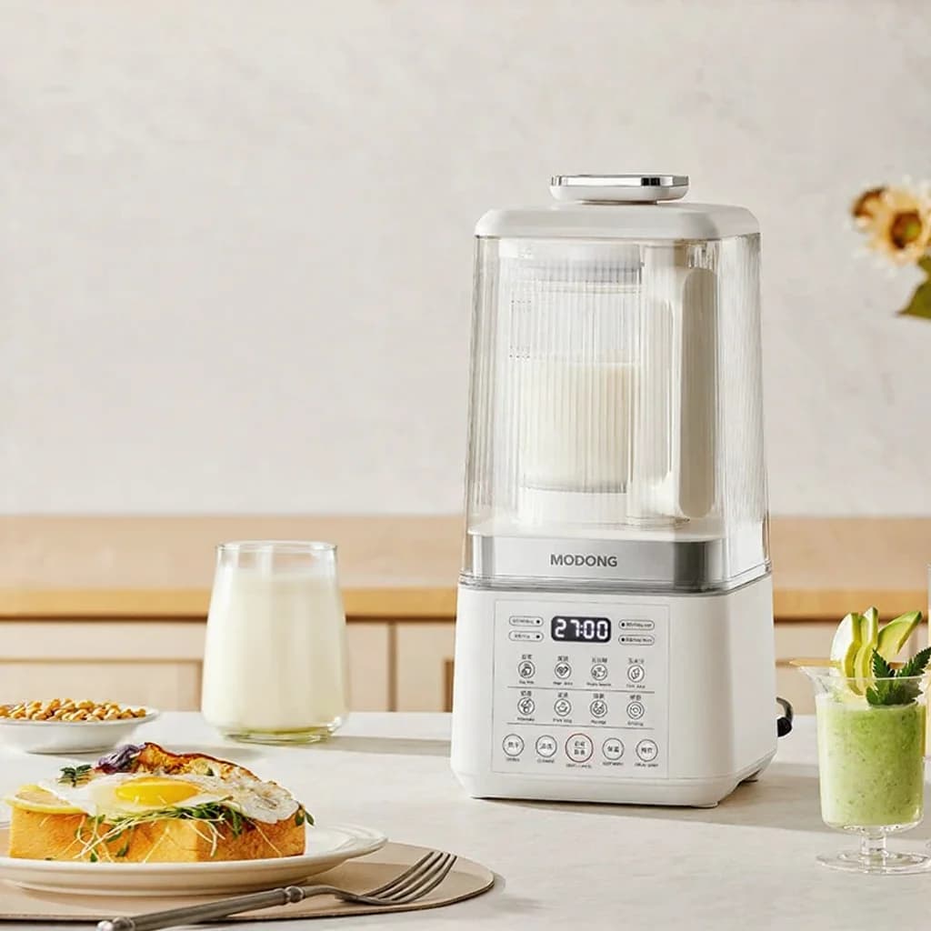 Varmende blender til suppe, juice, babymat og soymelk