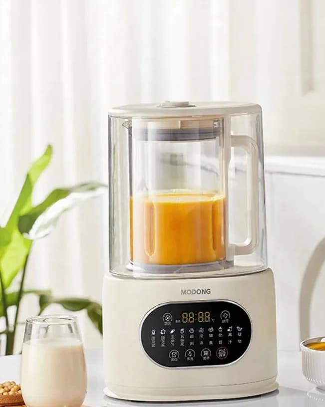 Elektrisk høyhastighetsblender og soymelkmaker med oppvarming