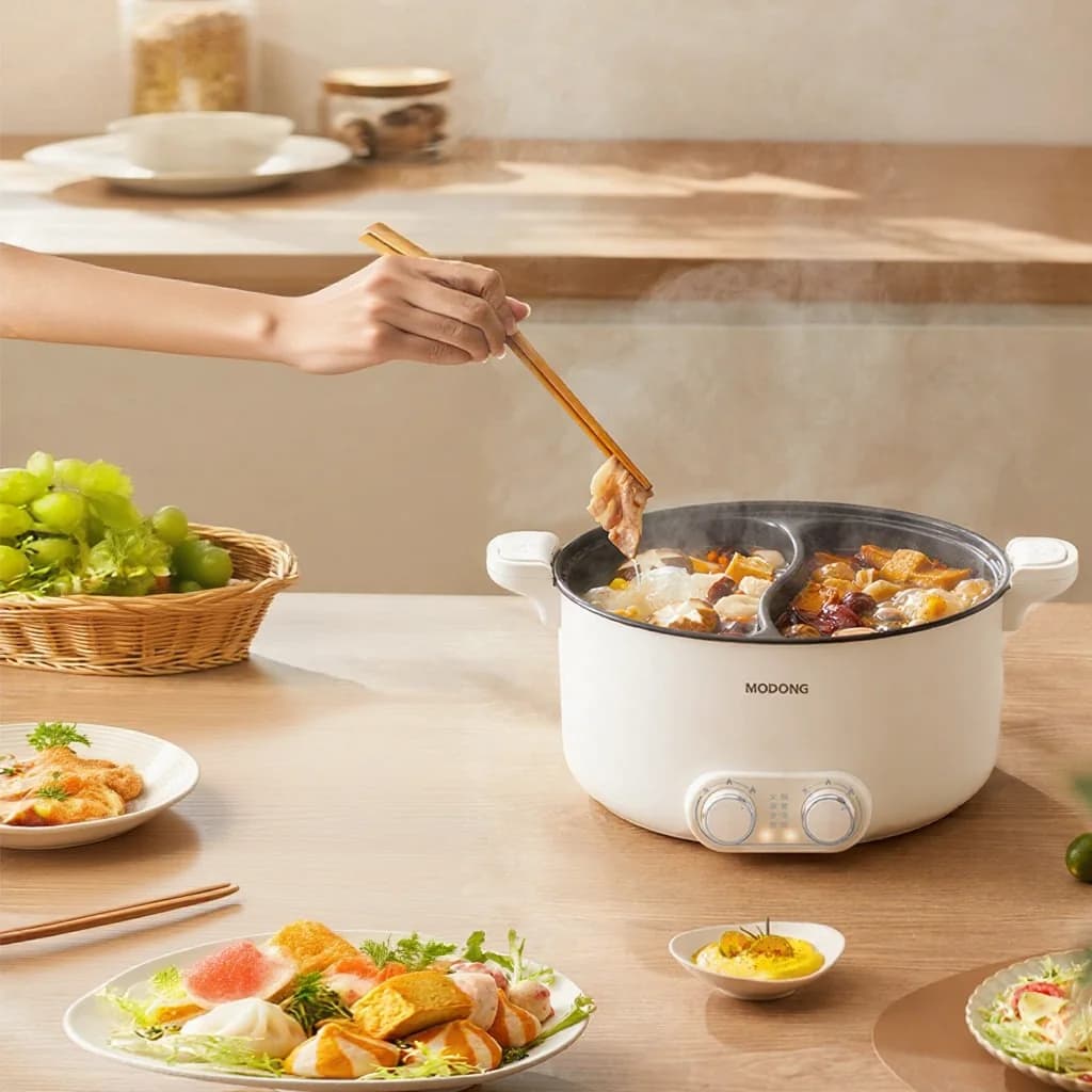 Elektrisk hotpot med to soner 6L 7L 8L berøringskontroll