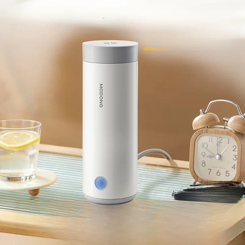 Bærbar elektrisk vannkopp med varme, 304 innside, 300 ml