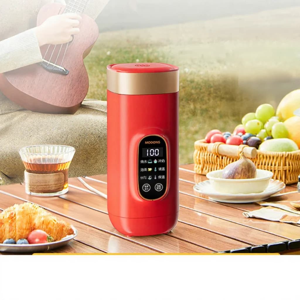 Portabel elektrisk vannvarmer 650 ml 304-innsats 220V