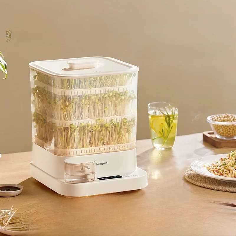 Elektrisk spiringsmaskin til hjemmebruk 1.5L 20W 3-lags