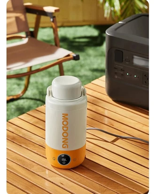 Bærbar elektrisk vannvarmekopp 1L 110V-240V