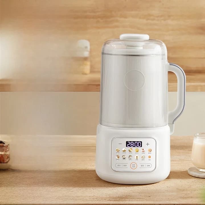 Oppvarmingsblender med 1,2L kapasitet, berøringskontroll, rustfritt stål