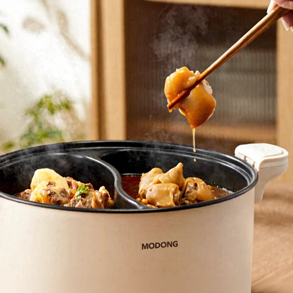 Elektrisk hotpot med to soner 6L 7L 8L berøringskontroll