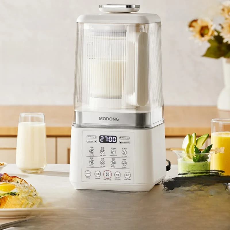 Elektrisk høyhastighetsblender og soyamelkmaskin med oppvarming