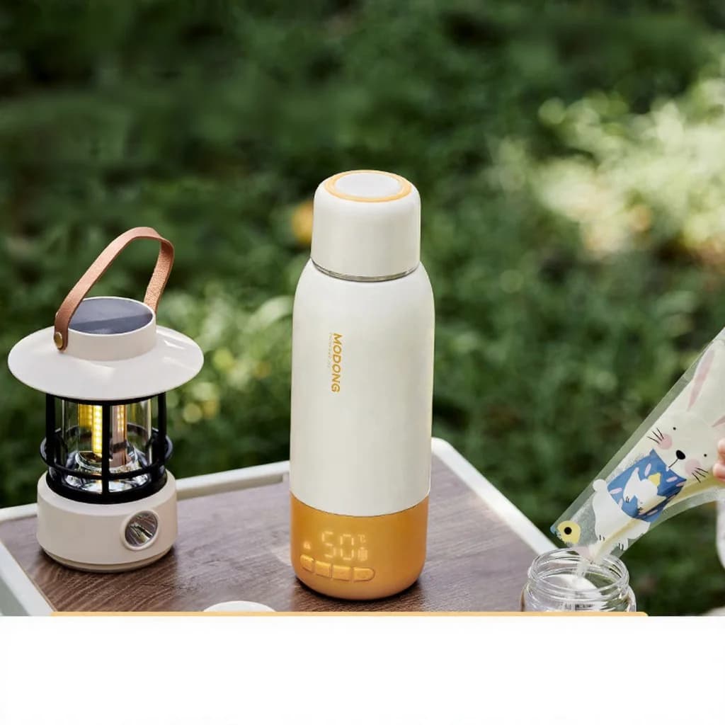 Portabel babyflaskevarmer 550 ml Ultra, koking med ledning + trådløs varme