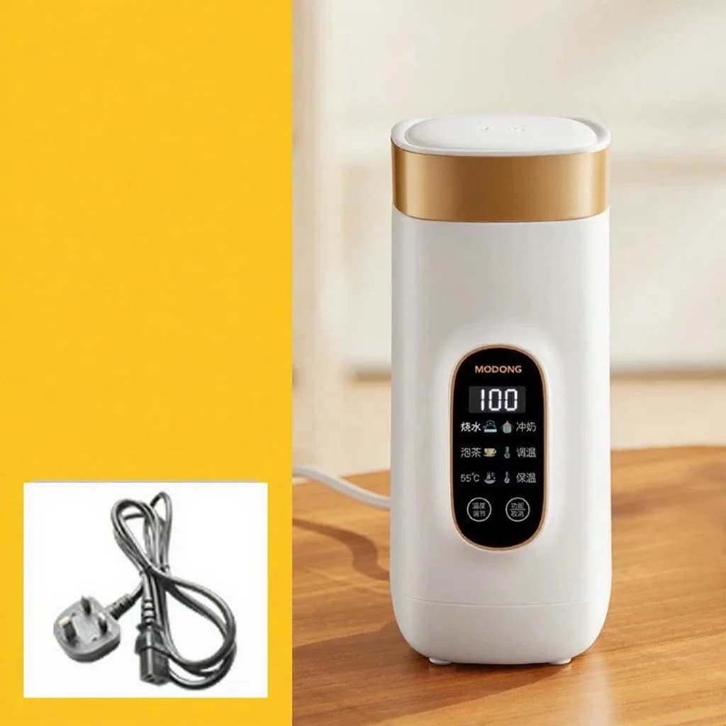Bærbar elektrisk varme-kopp 650ml med 304 eller 316 innerbeholder