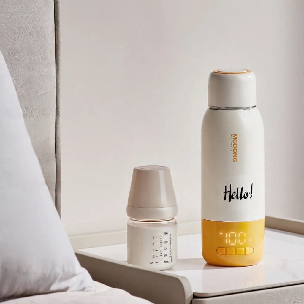 Bærbar varmeboks for morsmelkerstatning 550 ml Ultra, med ledning koking + trådløs oppvarming