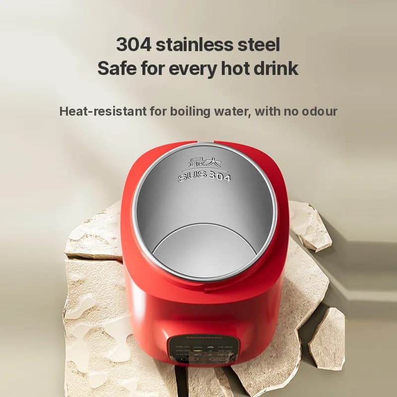 Portabel elektrisk vannvarmer 650 ml 304-innsats 220V