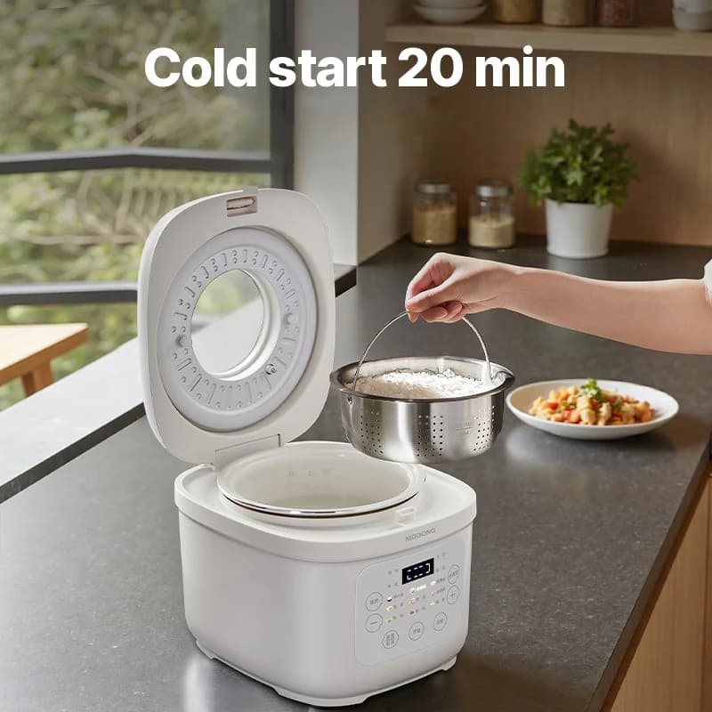 3L Elektrisk riskoker med keramisk innergryte, 600W