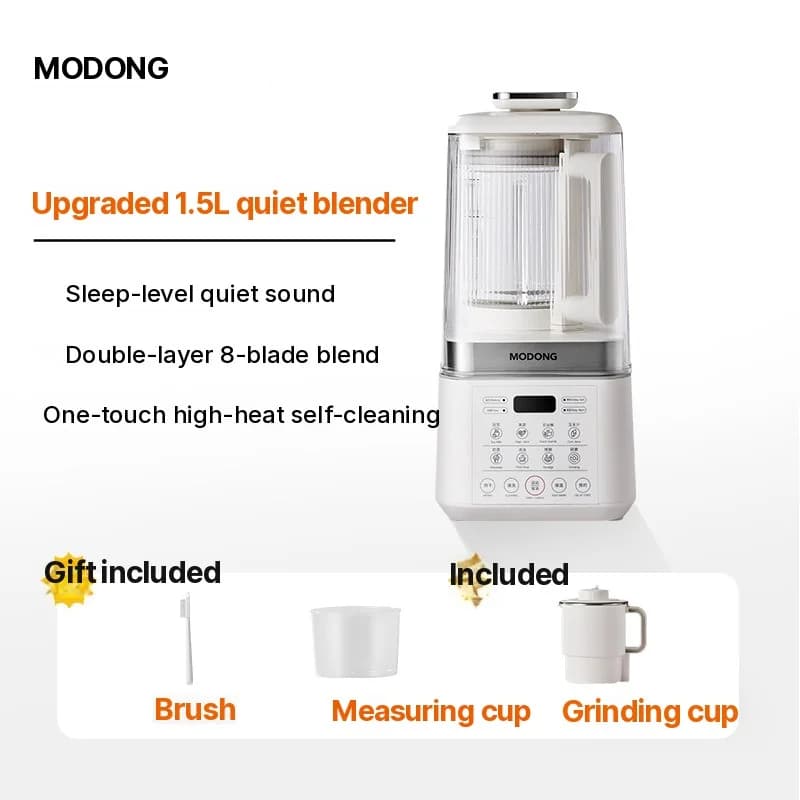 Varmeblender med to beholdere og automatisk hold-varm
