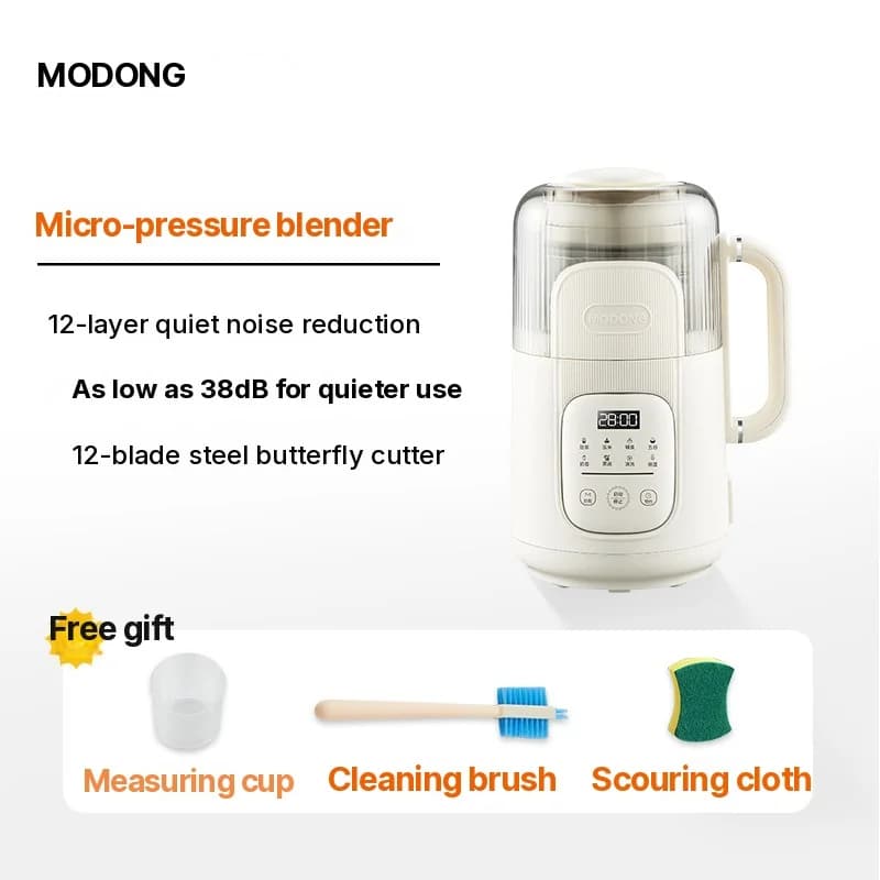 1,2 L oppvarmingsblender med berøringskontroll, glasskropp