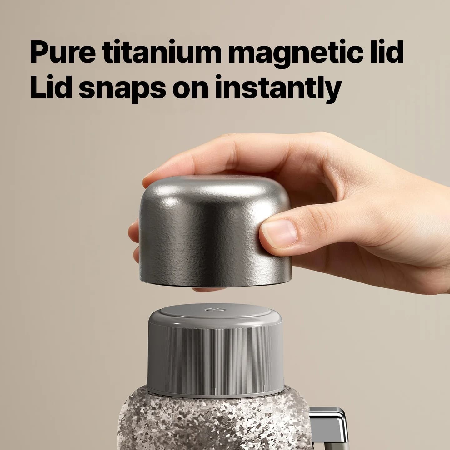Elektrisk varme-kopp i titan 1L til bil og hjemmebruk