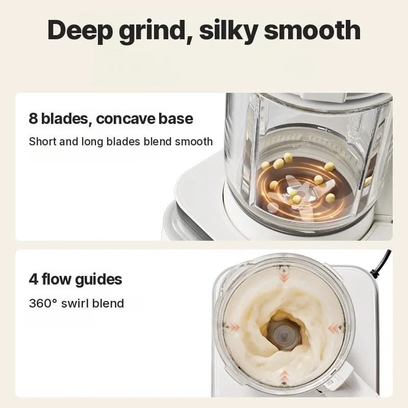 Varmeblender med stillegående drift og hold varm-funksjon