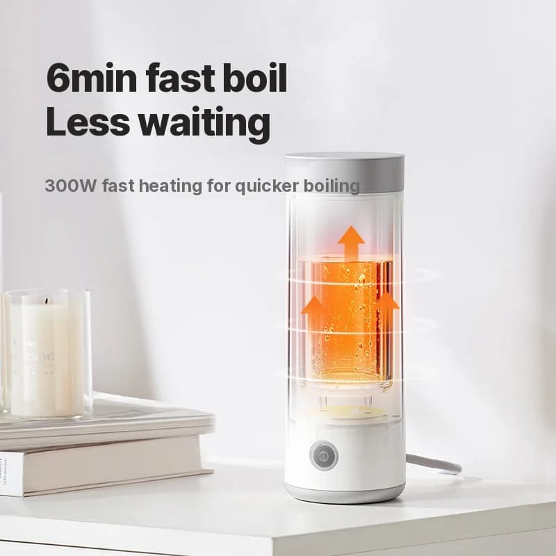 Bærbar elektrisk vannkoker 304 liner 300 ml