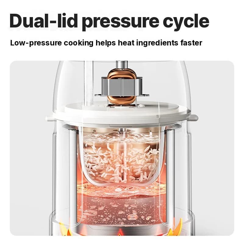 Babymattilaker med varme, blender, damping og kverning