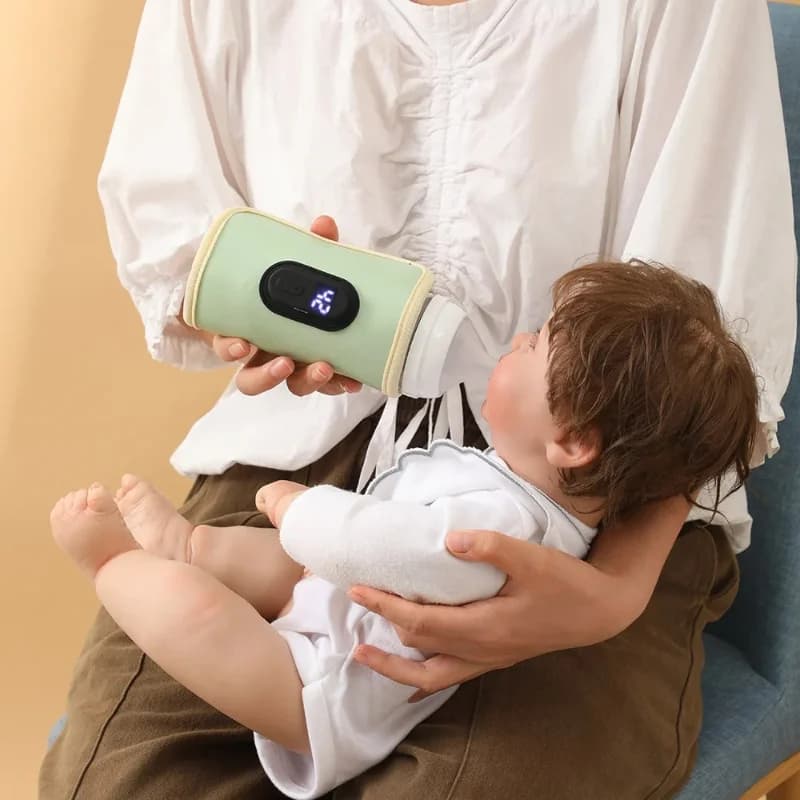USB digital flaskevarmer til baby