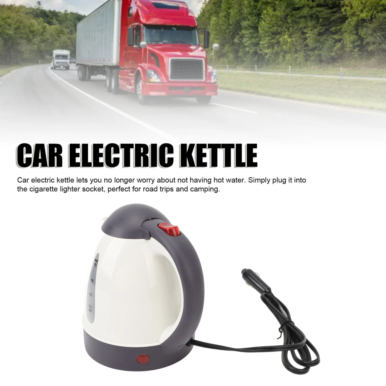1L 12V/24V elektrisk bilkoker