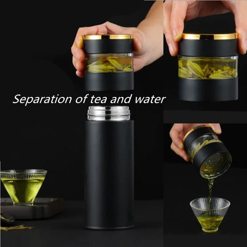 450ml termosflaske med teinfuser