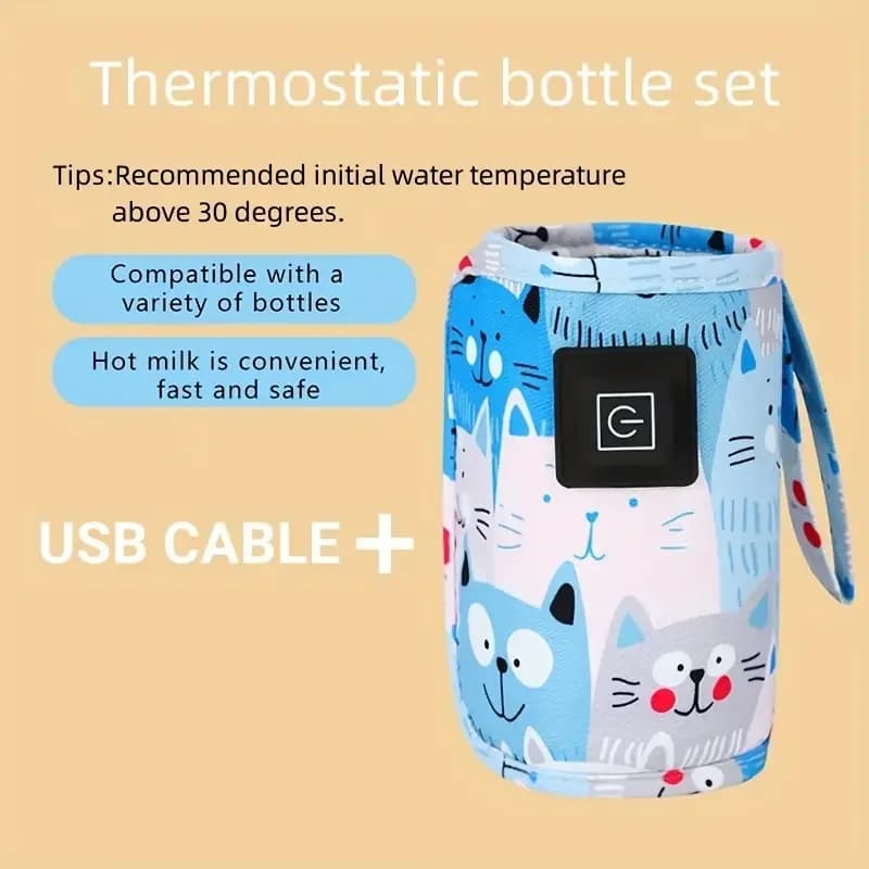 USB flaskevarmer for baby