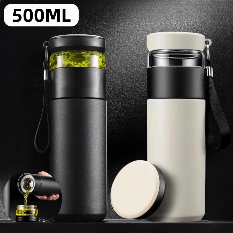 500ml vakuumflaske med tefilter