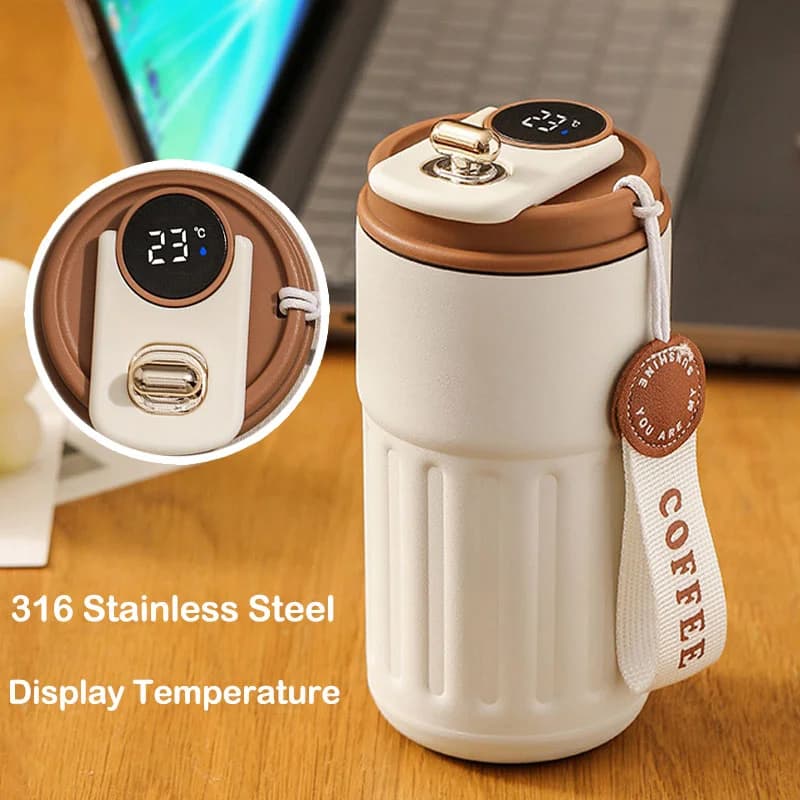 450ml termokopp med temperaturskjerm