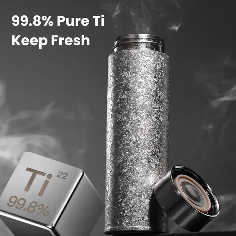 500 ml termokopp i ren titan