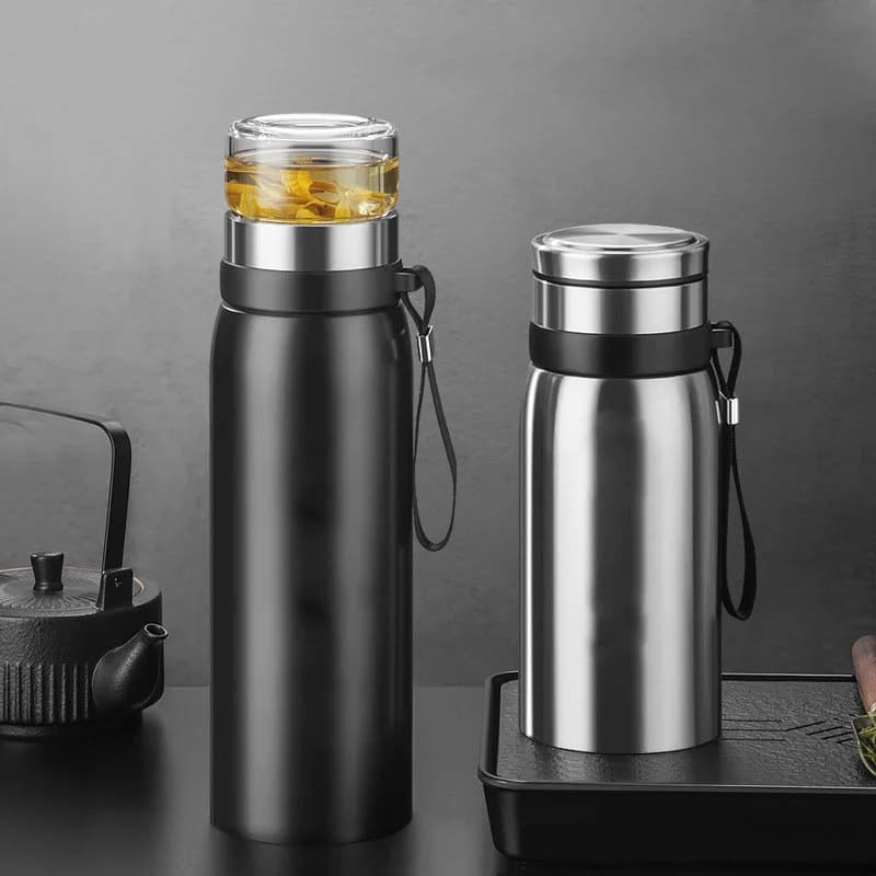750 ml/1100 ml termos med tefilter