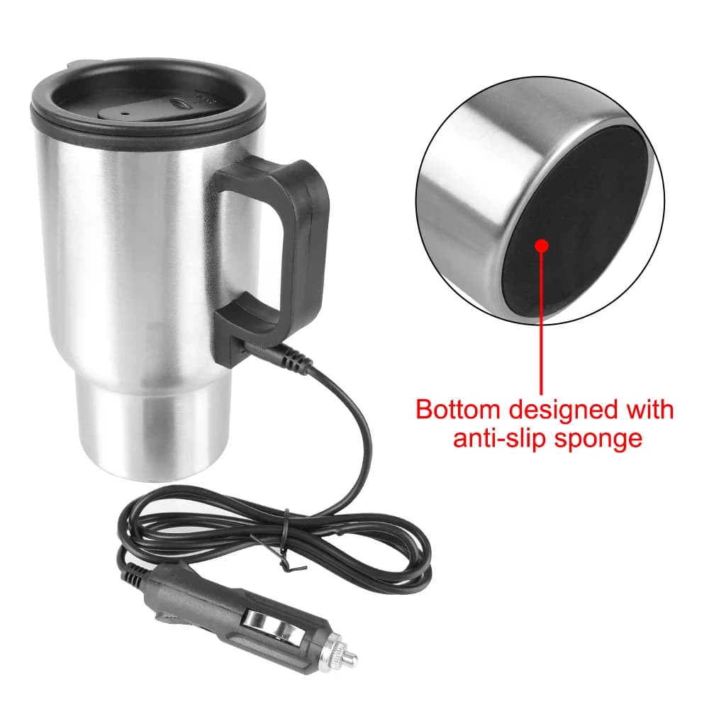 450ml 12V elektrisk kjele til bil
